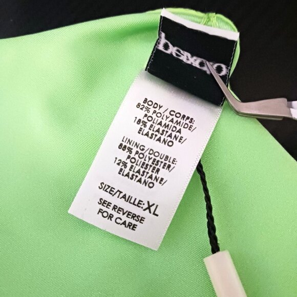 NEW‎ Peixoto Karol Stretch Ruched Bikini Swim Top in Lime Glow, Size XL - Picture 9 of 12